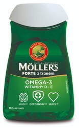 Zdjęcie produktu Moller's Forte z tranem – kapsułki