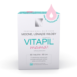 Zdjęcie produktu VIATPIL mama – tabletki na zdrowe i lśniące włosy