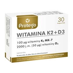 Zdjęcie produktu Protego Witamina K2 + D3