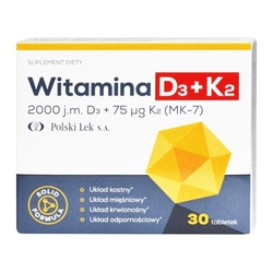 Zdjęcie produktu Witamina D3 + K2