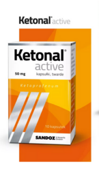 Zdjęcie produktu Ketonal Active – kapsułki 50 mg