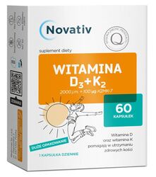 Zdjęcie produktu Novativ Witamina D3+K2