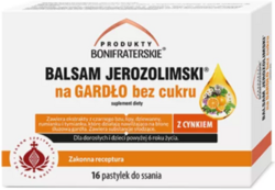 Zdjęcie produktu Balsam Jerozolimski na gardło bez cukru