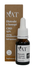 Zdjęcie produktu NAT Ekstrakt z Konopi CBD 15%