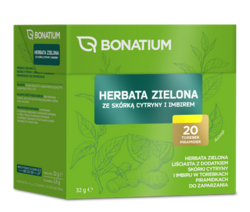 Zdjęcie produktu Bonatium Herbata zielona ze skórką cytr.i imbir